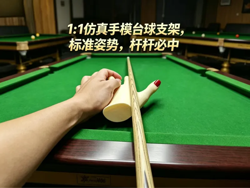 1：1仿真手模台球支架  