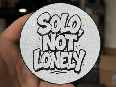 Solo Not Lonely coaster