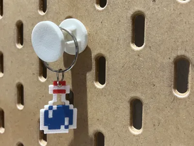 Minecraft Potions Keychain