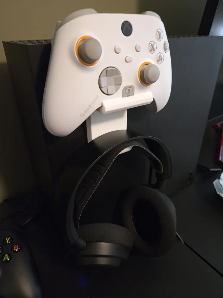 Xbox X controller and Headset holder for on top - Free 3D Print Model ...