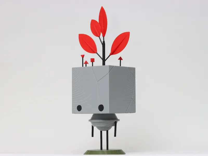 Cube Friend Figurine - Gris - No AMS Required