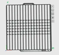 A1专用,单盘16把摆盘,0.2mm 层高, 2 层墙, 5% 填充