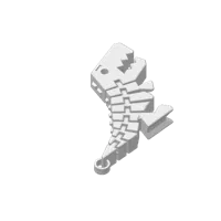 Porte-clés Flexi Rex miniature — photo 2