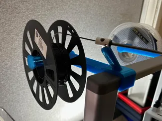 A1 Dual Rear Spool Holder 2025 PTFE Tube V2