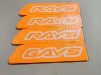 Rays label for blank wheelcap (with parody)