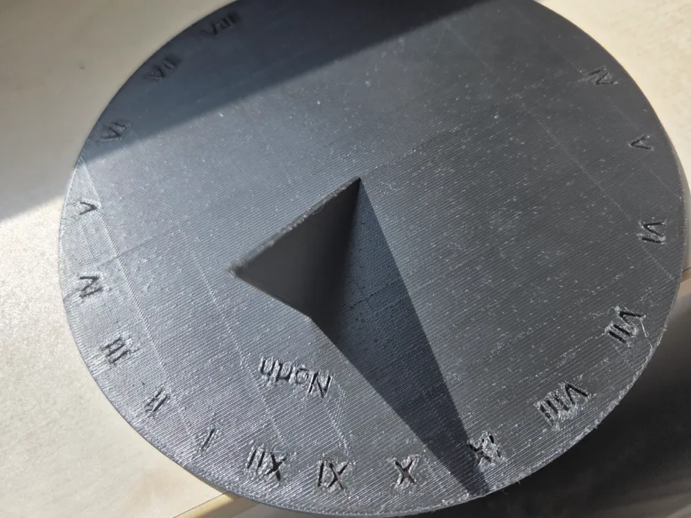 Sundial Simulation Parametric sundial by rittakos MakerWorld: Download Free 3D Models