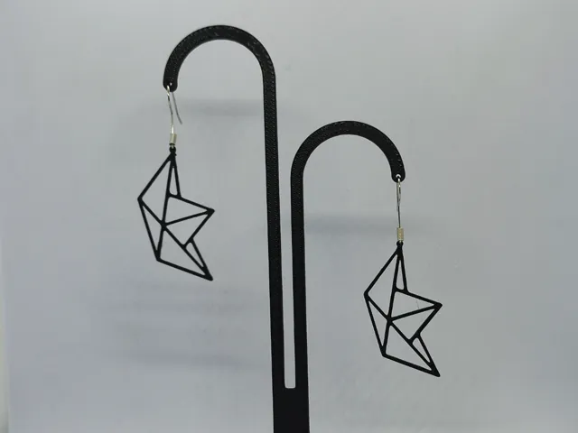 Pendientes Origami Sail