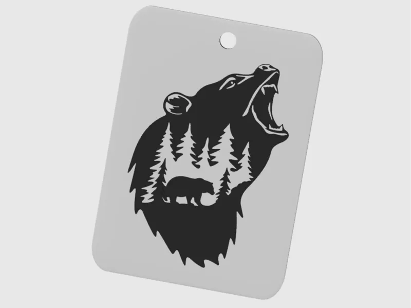 Bear Art KeyChains
