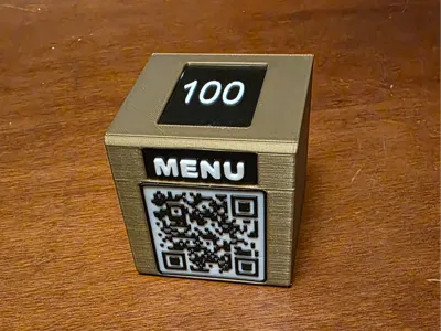 menu qr code with table number