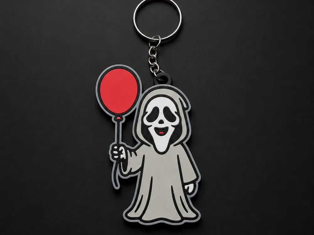 Llavero: Horror Keychain. Referencia del modelo original.