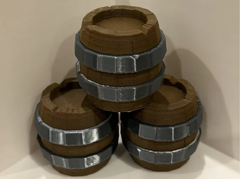 Low-Poly Barrel