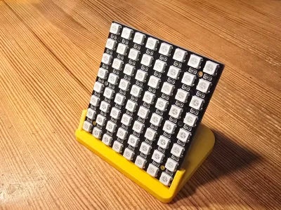 Led matrix 8x8 stand with socket for ESP32 C3 zero