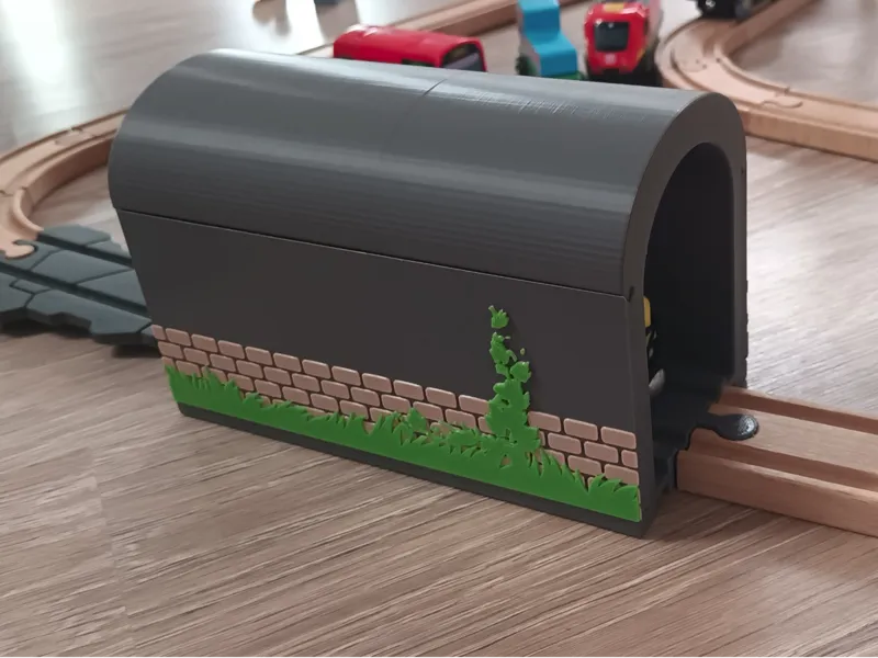 Themed Train Tunnel