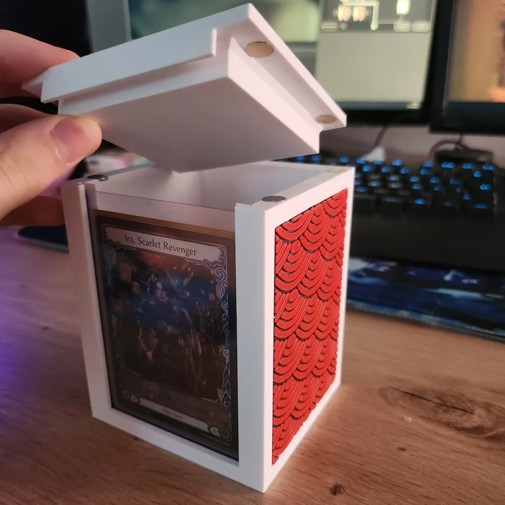 FaB Deckbox (80+ Cards) with optional Tokenbox - Free 3D Print Model ...