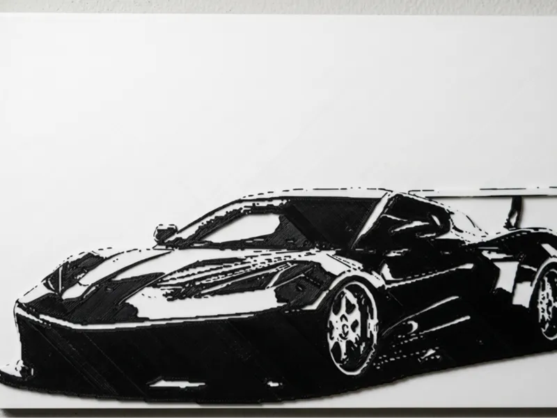 跑車  牆貼