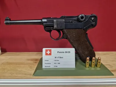 Display for Parabellum pistols