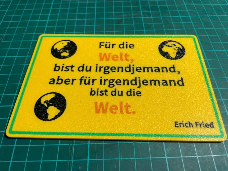 Die Weld von Erich Frid