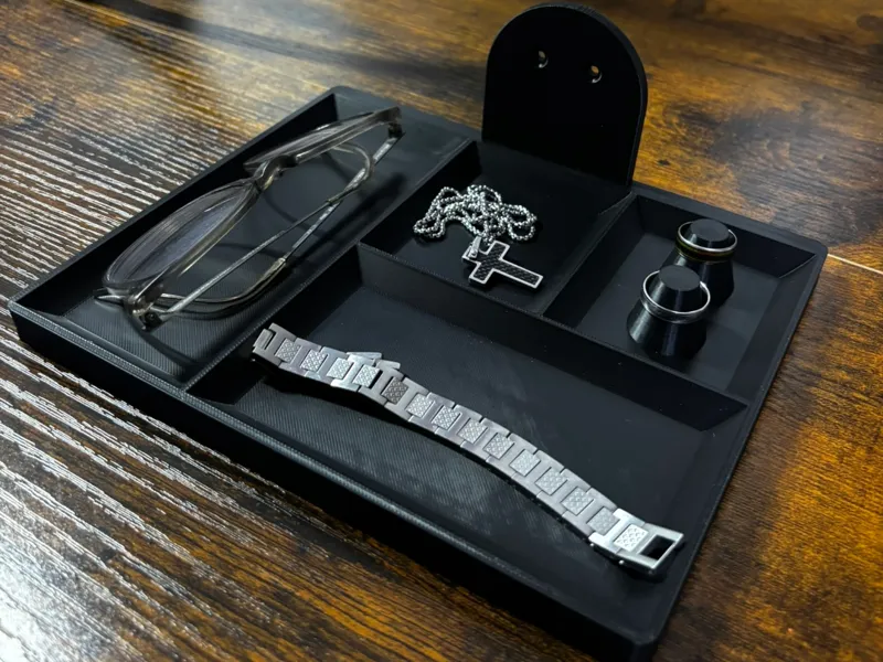 Wall-Mounted Jewelry Tray | Glasses & Ring Holders