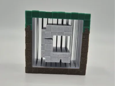 Minecraft Letter C String Art Alphabet