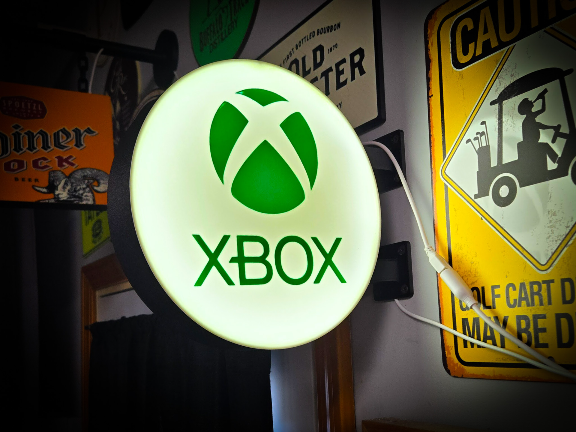 XBOX ~ 2-Sided Round Lightbox