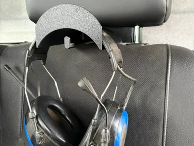 Universal Headrest Hearing Protection Holder
