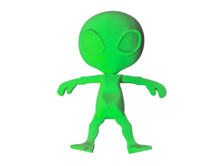 Cute Flexi Alien Figure