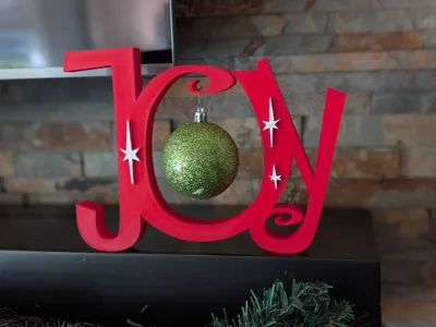 Joy of Christmas Keepsake Ornament Stand Holder