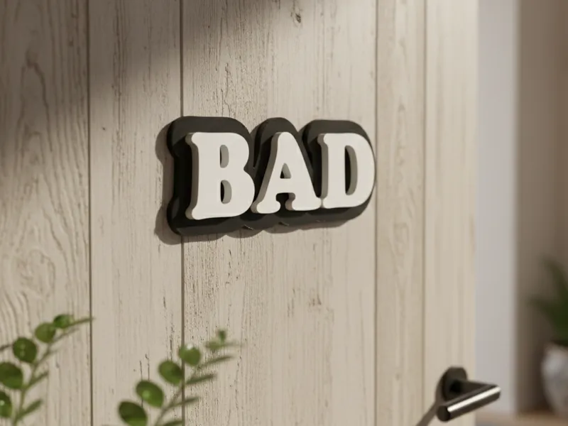 Türschild Bad
