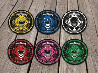 Posavasos Power Rangers