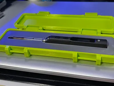 Print in place box with TS100 insert Remixed by aim6mac - MakerWorld
