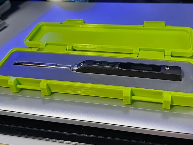 Print in place box with TS100 insert