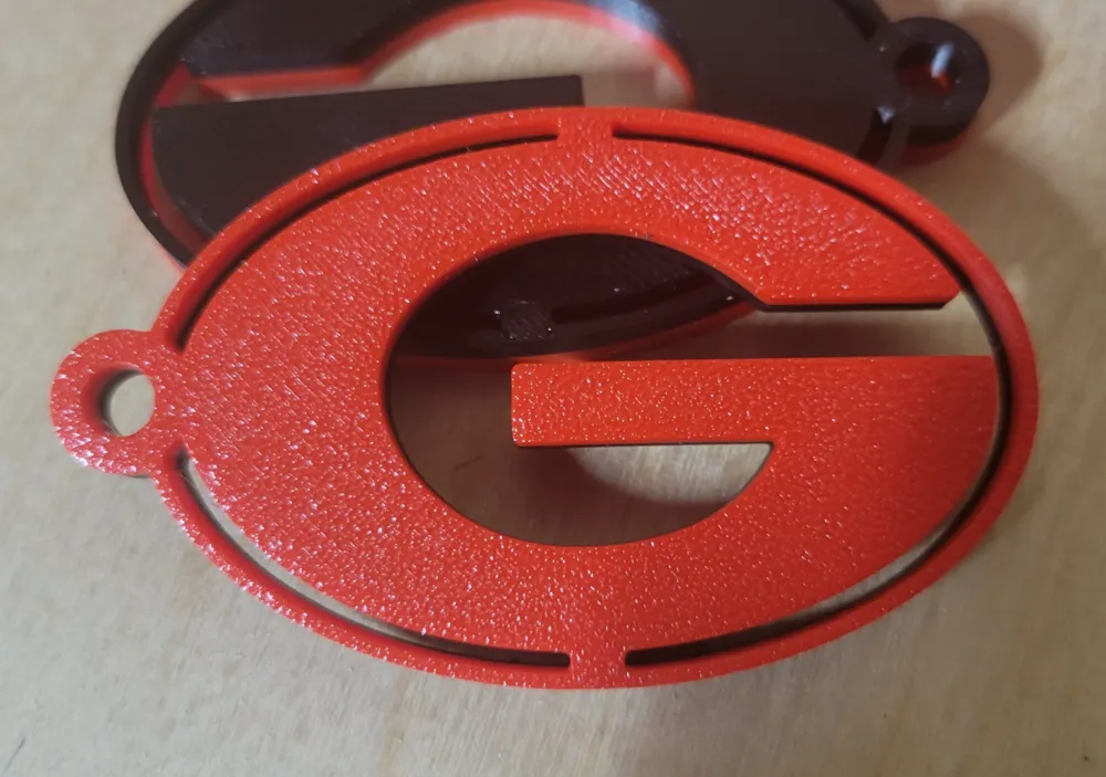 University of (UGA) Keychain by jakejcarter MakerWorld