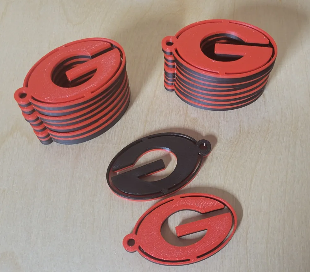 University of (UGA) Keychain by jakejcarter MakerWorld