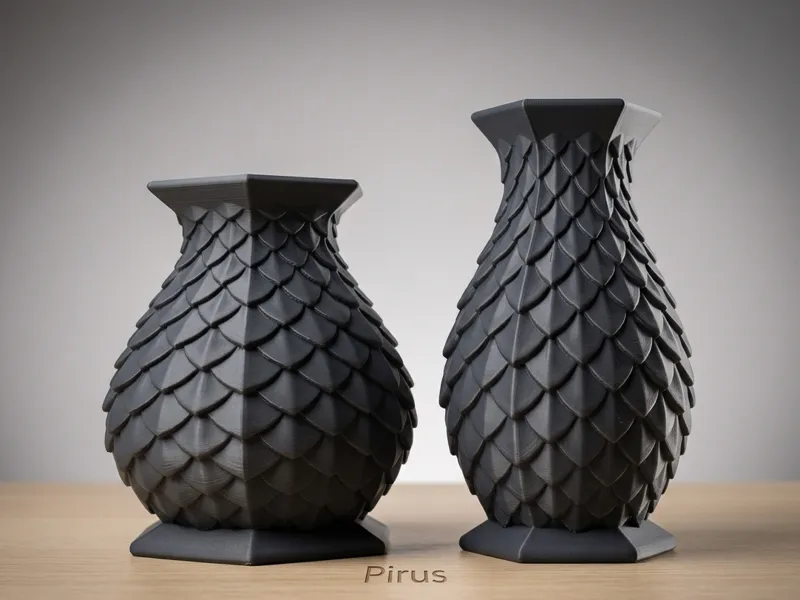 Dragon Scale Vases – Fantasy Decorative Planters