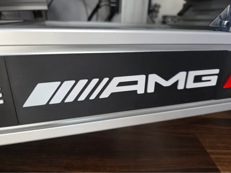 AMG LOGO 7x25cm - für SIMRIG 