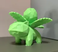 Statuette Ivysaur low poly (Pokémon) — photo 1