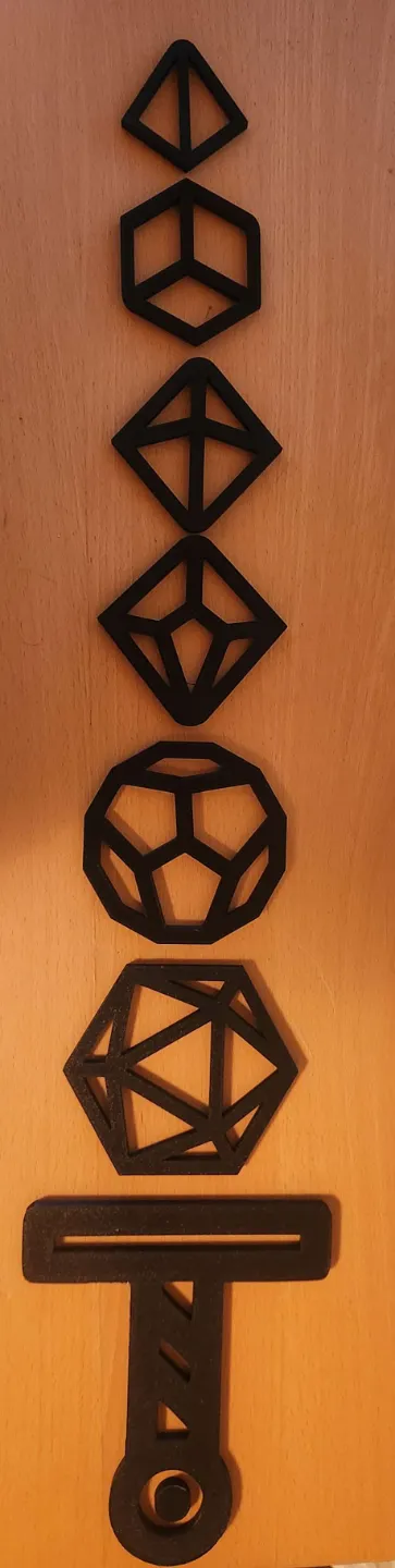 DnD Dice Sword Wall Art