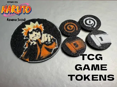 Naruto Ninja TCG Tokens – Chakra, Mission & Edge