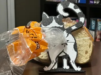 Cat Butt Bread Clip with Channel for bag