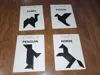 Tactile tangram cards 2nd Animal set AMS