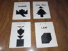 Tactile tangram cards plant set AMS