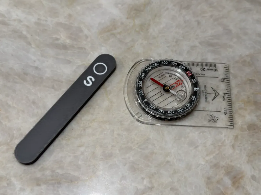 Accesorio para filamento: Magnet Polarity Finder - Parametric. Referencia del modelo original.