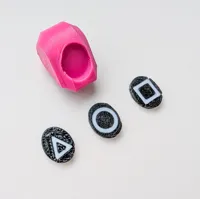 Symbols facing down - 0.2mm layer, 6 walls, 25% infill