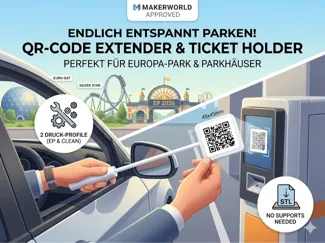 QR-Code & Ticket Holder Europa-Park & Parking 