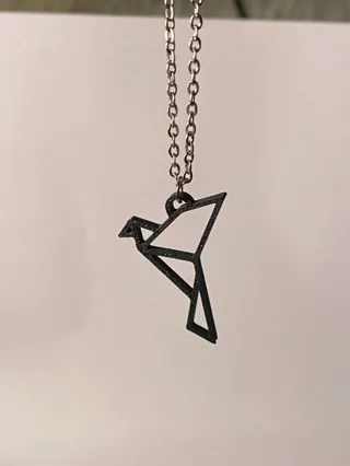 Origami bird pendant / earrings - 12/14 collection