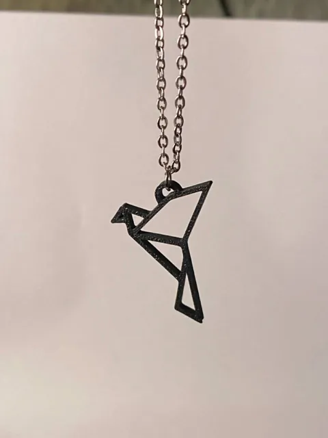 Origami bird pendant / earrings - 12/14 collection