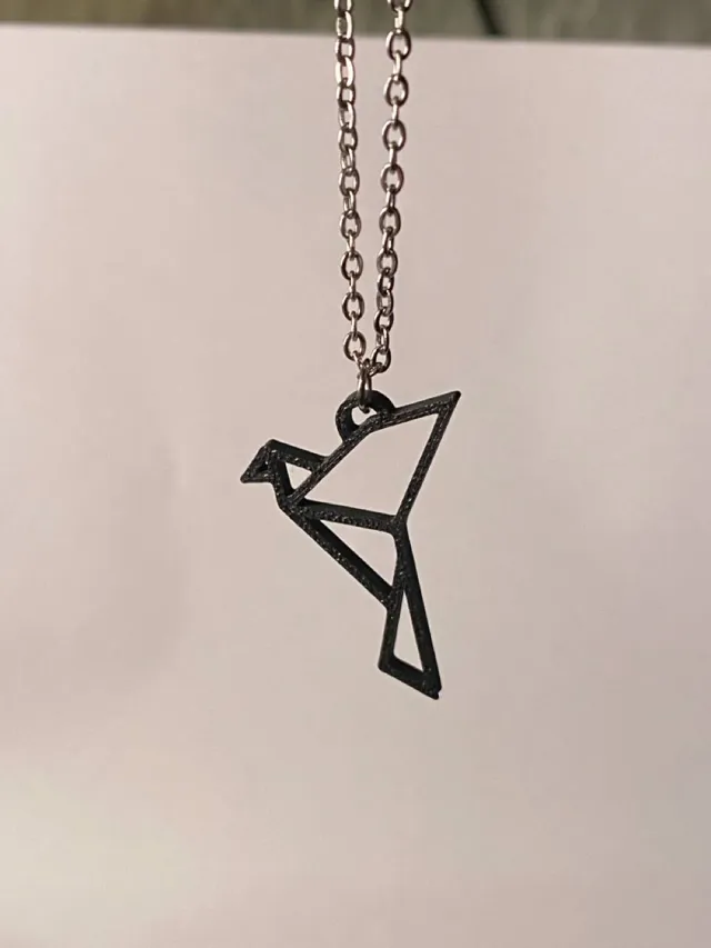 Origami bird pendant / earrings - 12/14 collection
