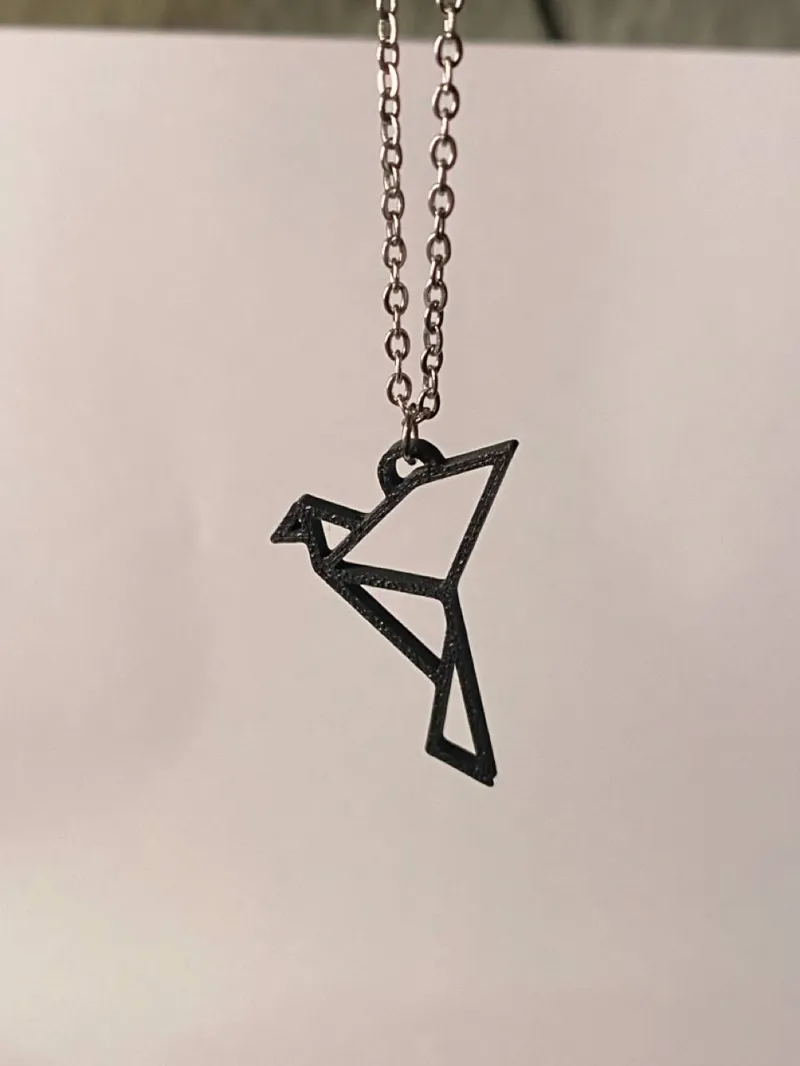 Origami bird pendant / earrings - 12/14 collection