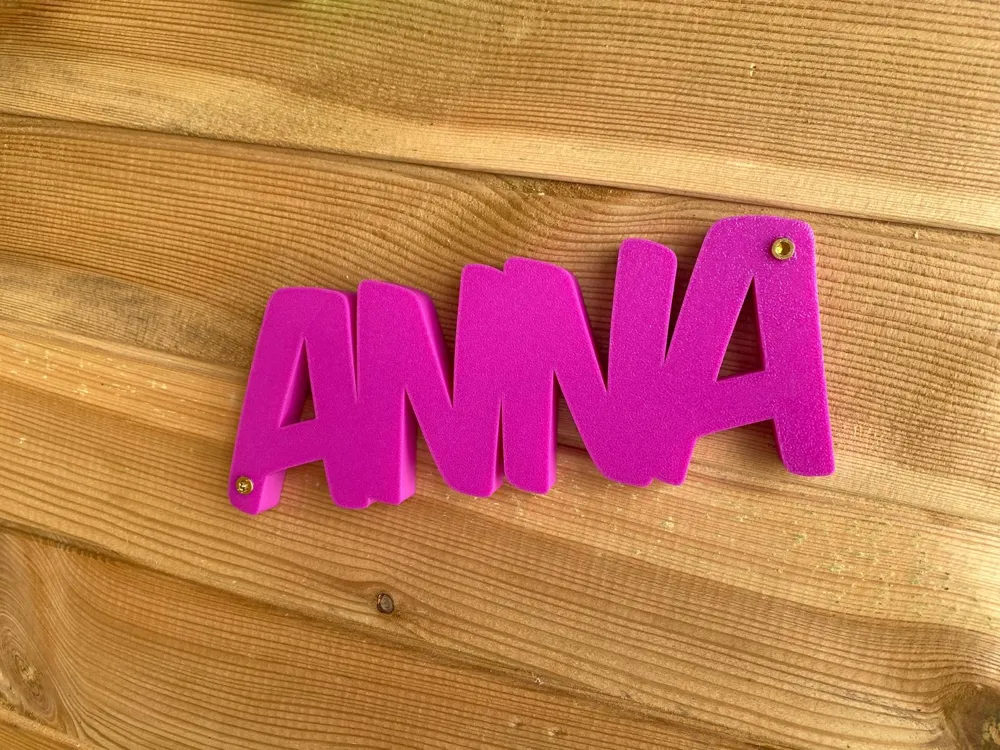 Anna sign by Webster - MakerWorld