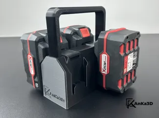 4x Battery Basket Holder for Parkside Batteries